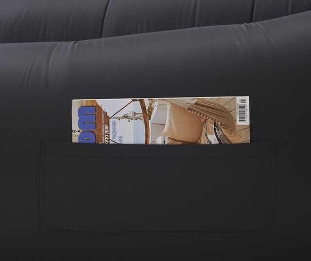 Bubble Bed Black Felfújható matrac Vivre