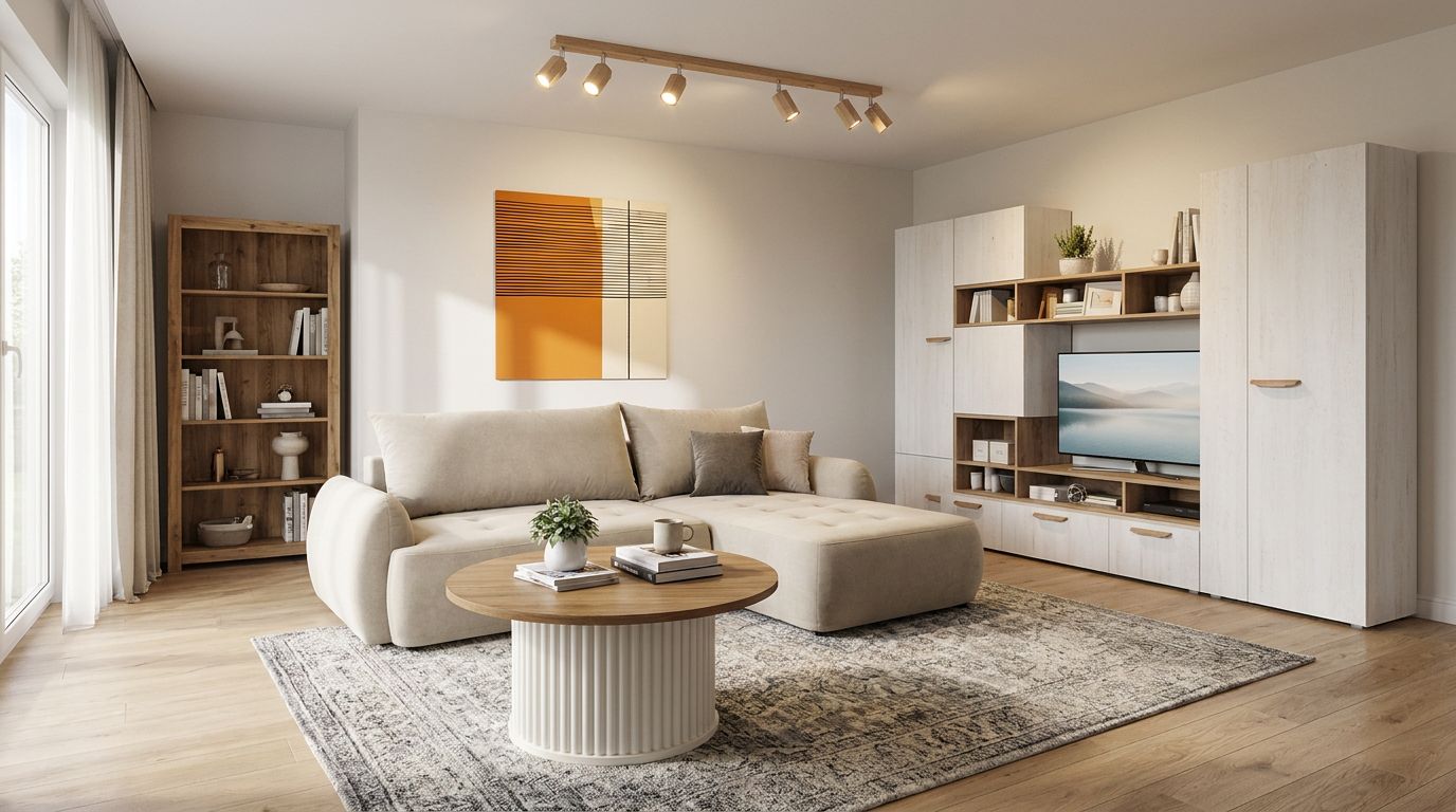 living-room - modern, scandinavian