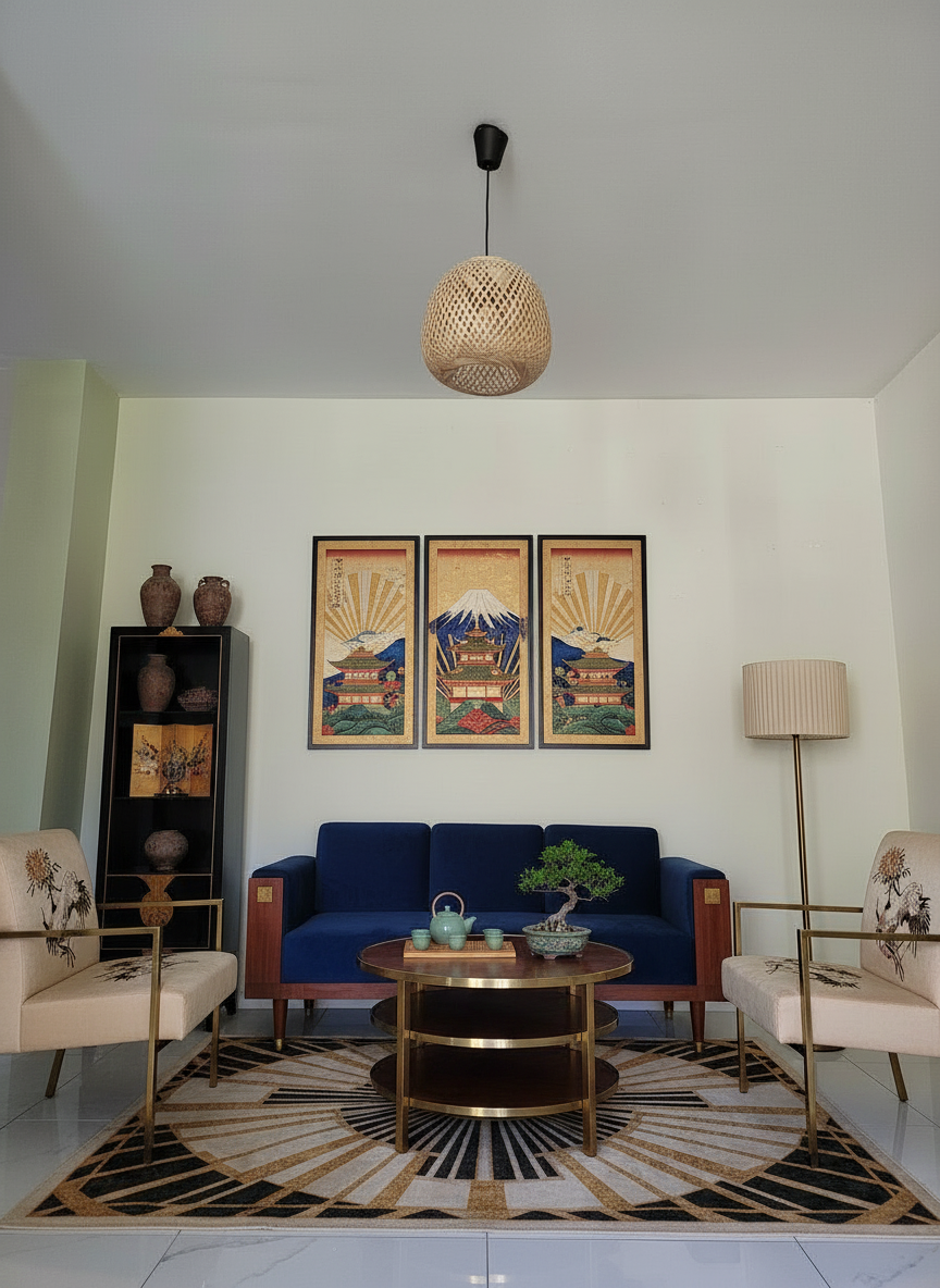 living-room - art-decojapanese