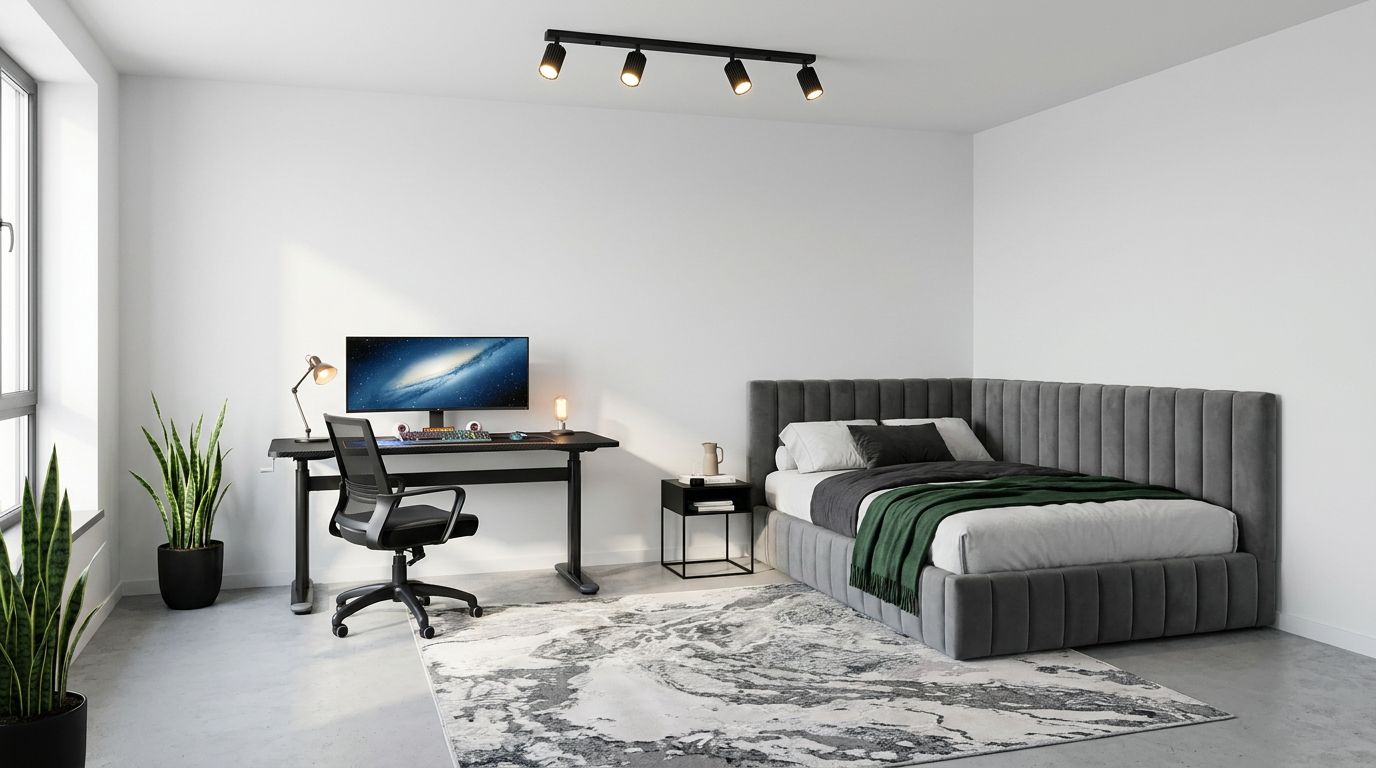 bedroom - minimalist, modern