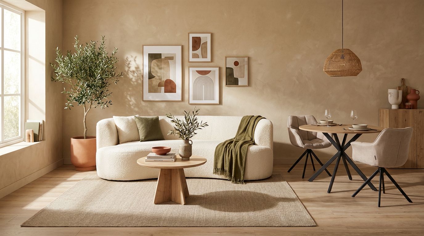 living-room - modern, eclectic