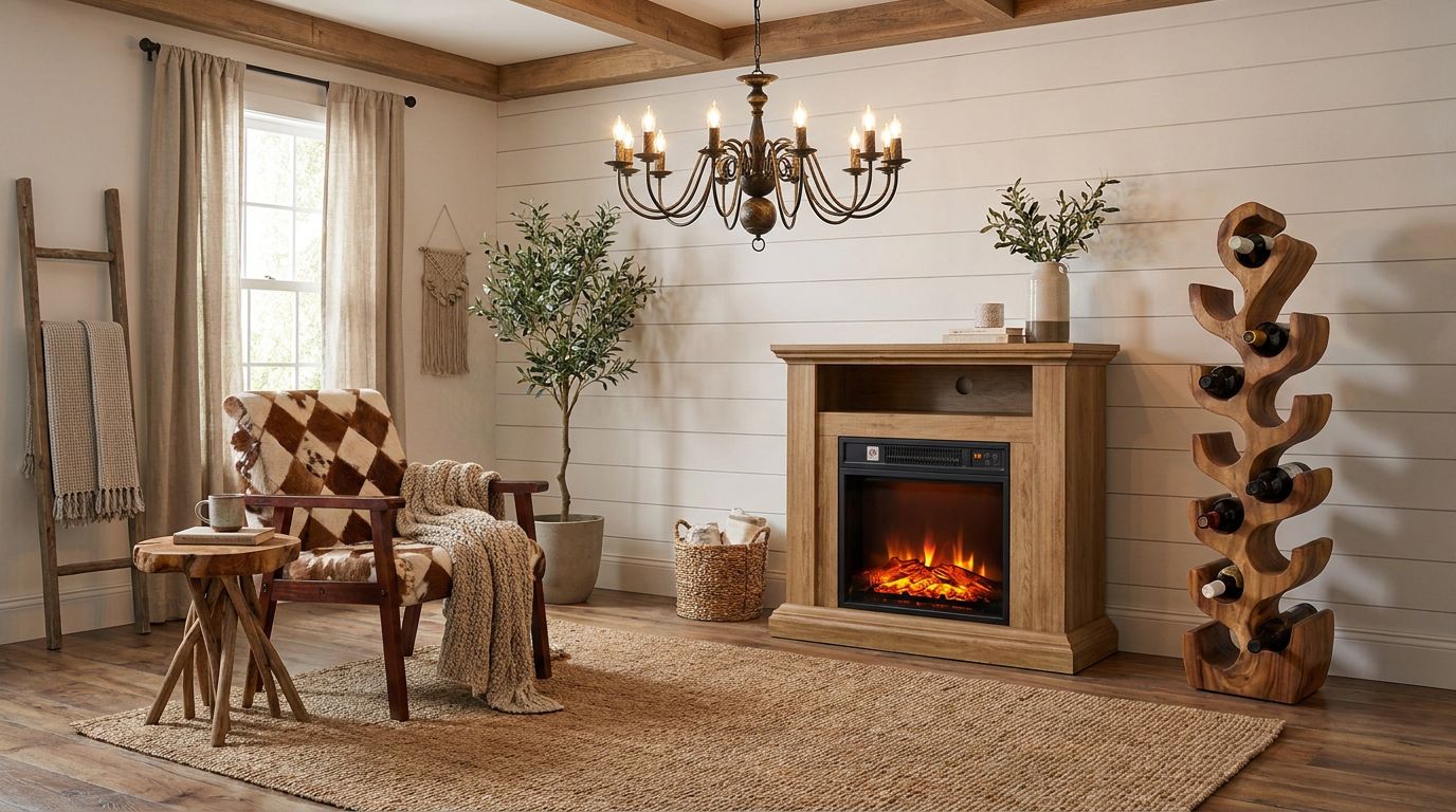 living-room - farmhouse