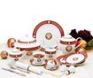 Set de farfurii Classic Red