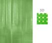 Perdea de dus 3D Green