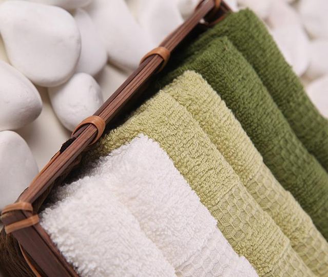 Cos cu 6 prosoape Yesil