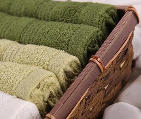 Cos cu 6 prosoape Yesil