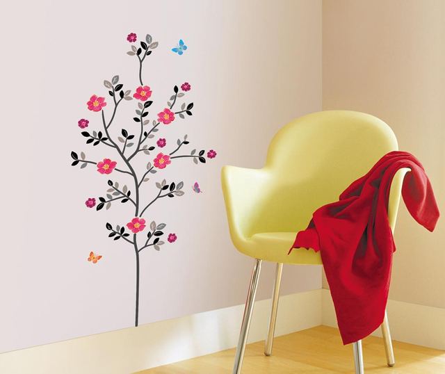 Sticker Tree of flowers - Vivre