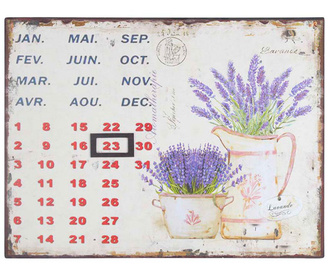 Calendar metalic Lavander