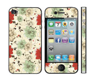 Sticker iPhone 4/4S Wild Flowers