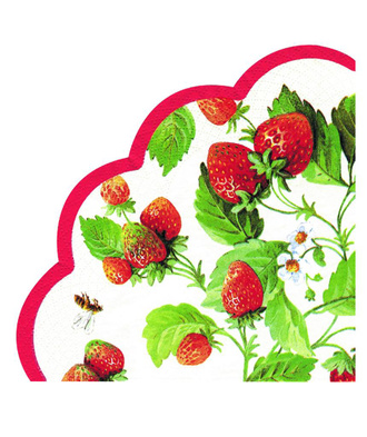 Set 12 servete de masa Fresh Strawberries