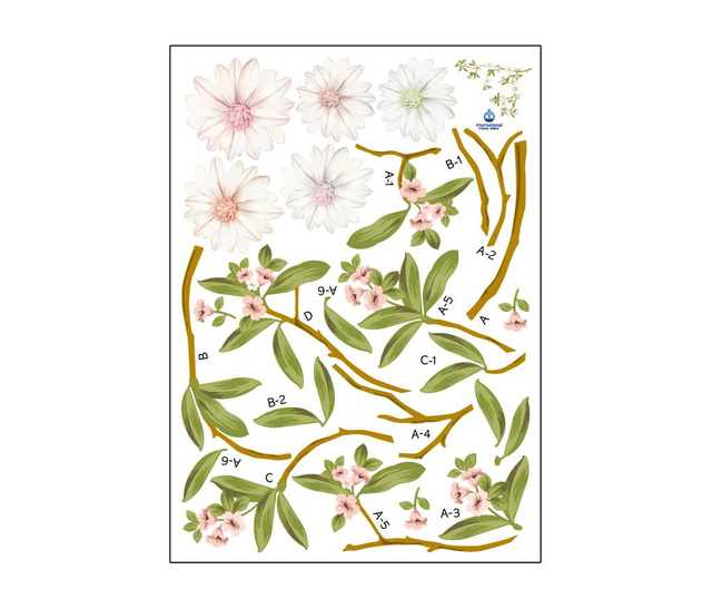 Sticker decorativ  Flowering Magnolia