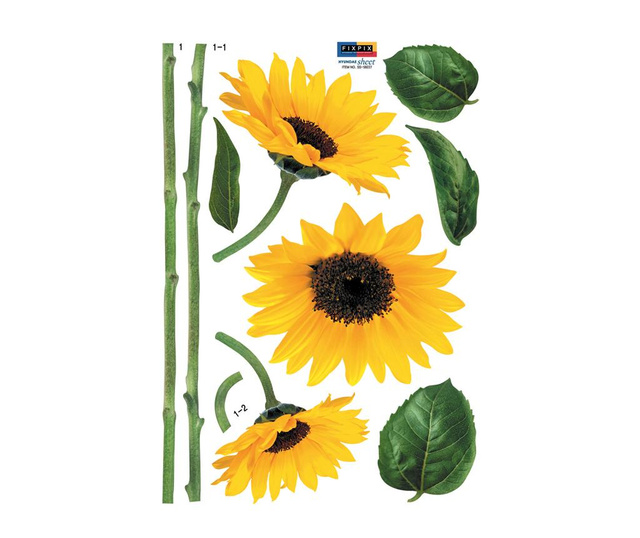 Sticker decorativ Sunflowers