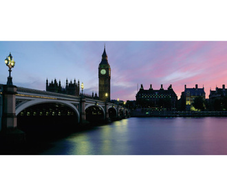 Canvas Big Ben and Westminster Bridge