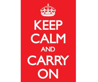 Keep Calm and Carry On 61x91,5cm Poszter
