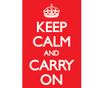 Keep Calm and Carry On 61x91,5cm Poszter