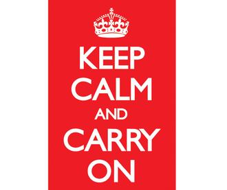 Keep Calm and Carry On 61x91,5cm Poszter