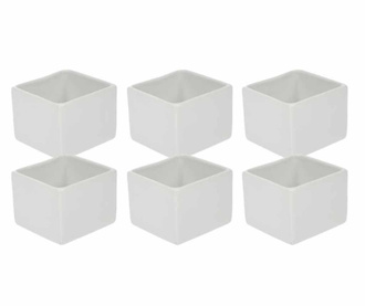 Cube 6 darab Előételes Mély tál
