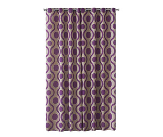 Draperie Purple Pattern 270x140cm