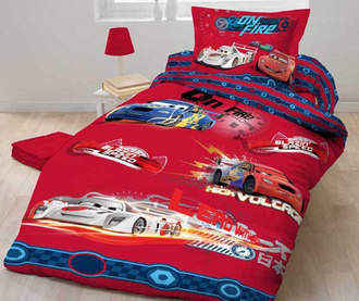 Set de pat pentru copii Ranforce Racing Cars 140x200 cm