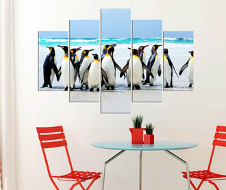 Set 5 tablouri Pinguins