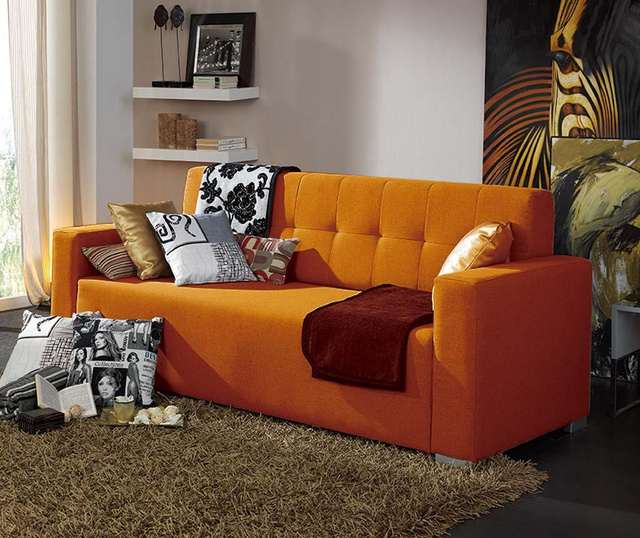 Canapea cu 3 locuri Fancy Orange