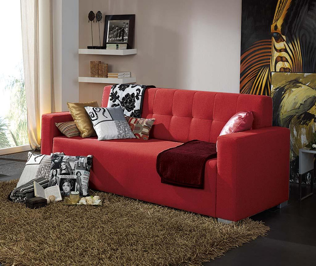 Canapea cu 2 locuri Fancy Red