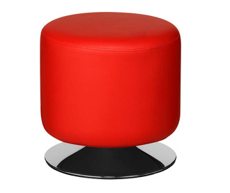 Taburet rotativ Cylinder Red