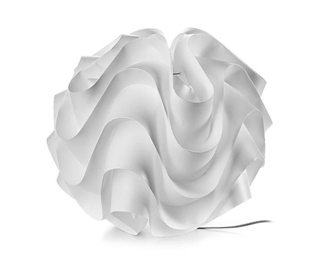 Veioza Tomasucci, Mix White, polipropilena, 55x55x55 cm