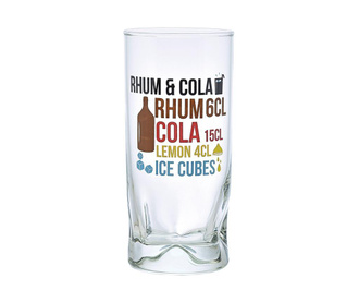 Duke Rhum Cola 6 darab Pohár 270 ml