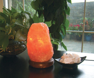 Svjetiljka od soli Orange Himalaya