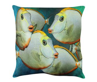 Διακοσμητικό μαξιλάρι Kiss Fishes 43x43 cm