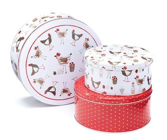 Set 3 cutii pentru prajituri