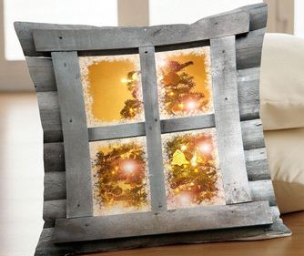 Poduszka Christmas Window 45x45 cm