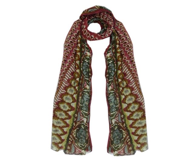 Esarfa Ikat Spots 100x180cm