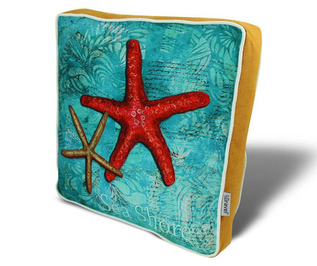 Red Starfish Ülőpárna 42x42 cm