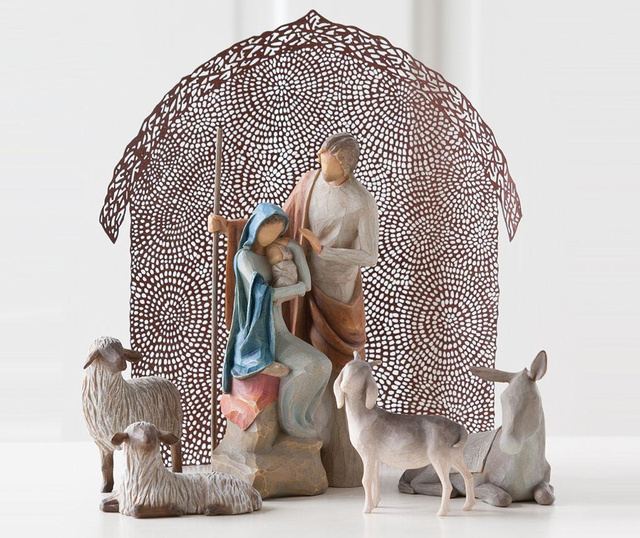 Paravan pentru decoratiuni Shelter for the Holy Family
