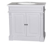 Шкафче за баня с умивалник Small Column White