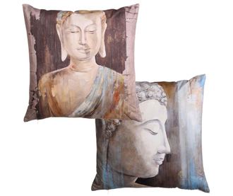 Set 2 perne decorative Buddha 45x45 cm
