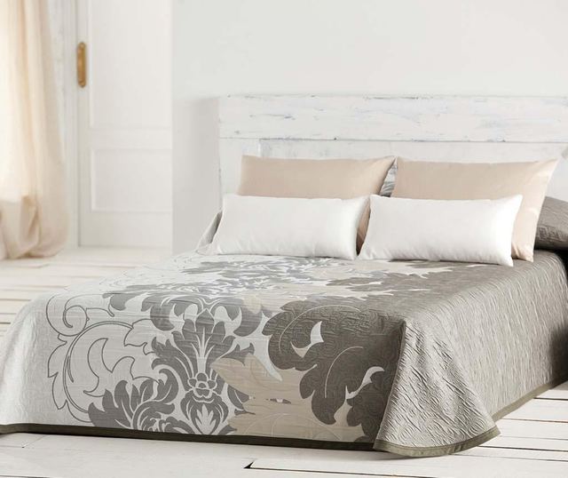 Cuvertura reversibila Oriental Dream Grey 190x275cm