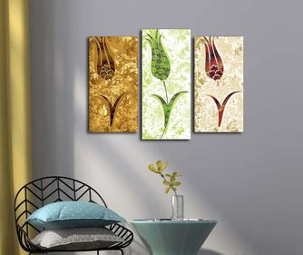 Komplet 3 slik Flowers