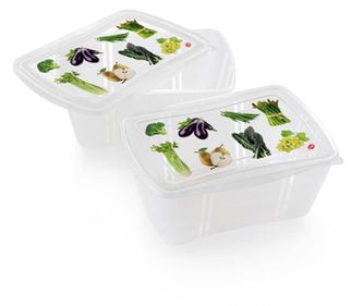 Set 2 caserole cu capac Vegetables