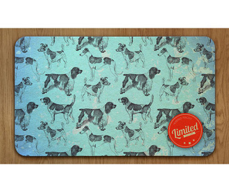 Covoras de intrare Blue Cute Dogs 75x45 cm