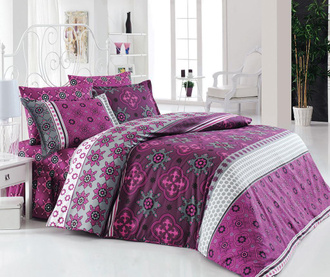 Posteljnina King Ranforce Kilim Violet