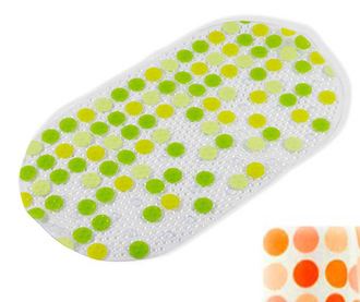 Covoras de baie Bubbles Orange 30x70cm