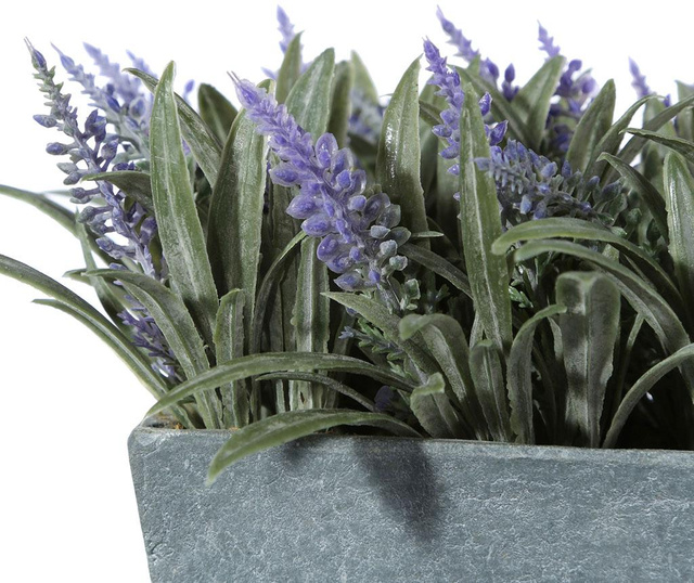 Ghiveci cu plante artificiale Lush Lavender