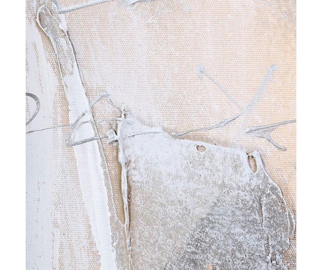 Tablou Buddha Silver 80x80 cm
