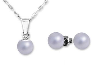Set bijuterii 3 piese Perla Lavender