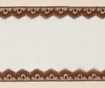 Stolnjak Damasc Brown Lace 130x220cm
