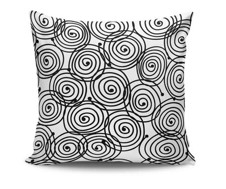 Jastuk Cercles Black 45x45 cm