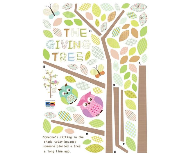 Стикер The Giving Tree - Vivre